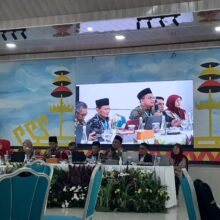 Dekan Fakultas Adab, Dr. Muhamamd Afif Amrullah, M.Pd.I, memaparkan dua agenda prioritas dalam rangka penguatan kelembagaan